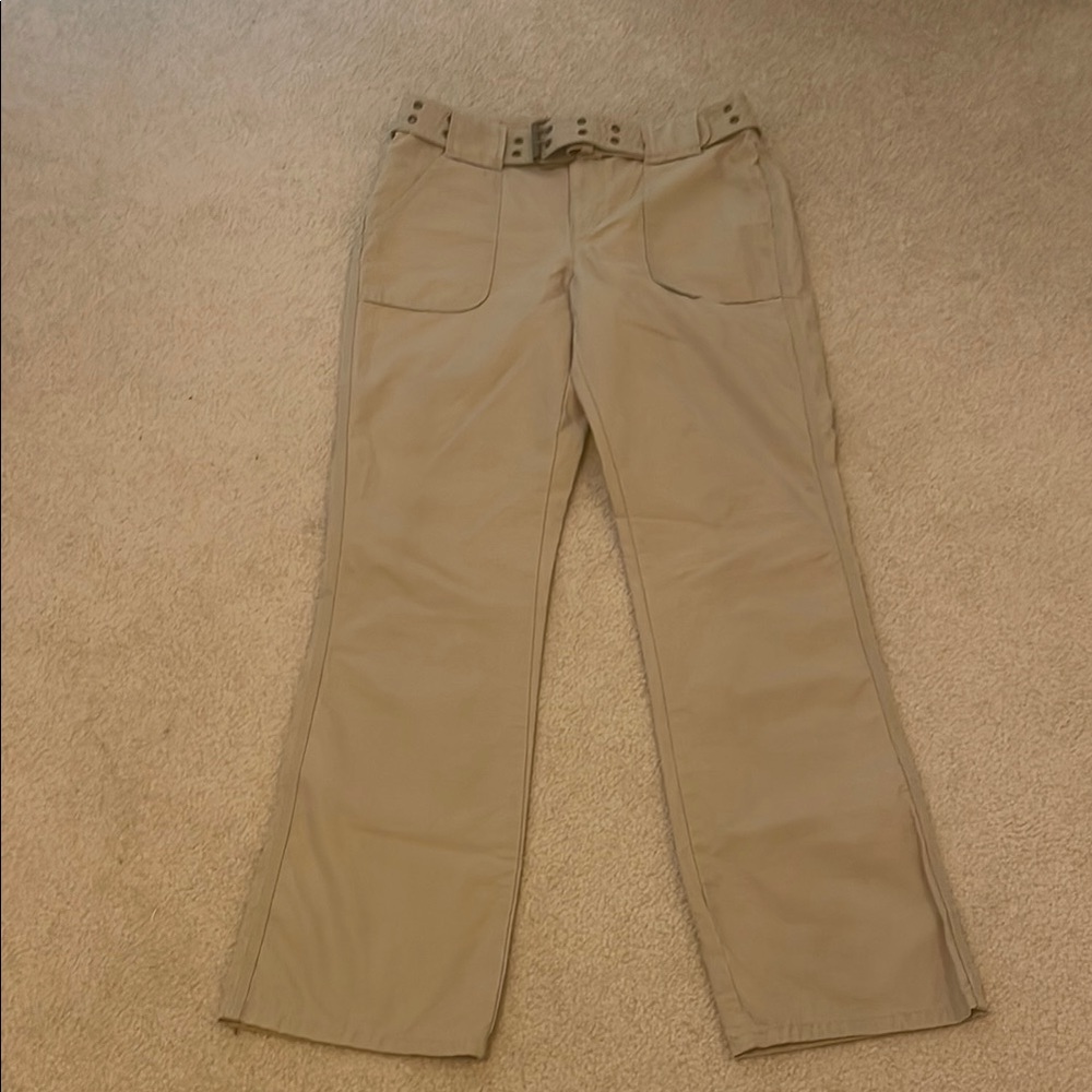 DKNY Tan Chinos Classic Cotton-Blend